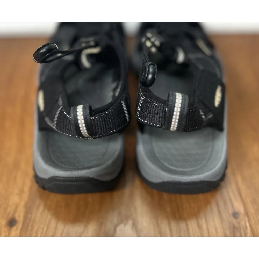 Keen Venice H2 Waterproof Hiking Sandals  Mens 8.0 Black Sport Water Shoes